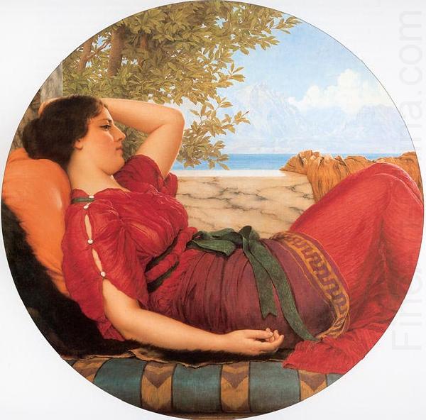 John William Godward In Realms of Fancy oil painting picture